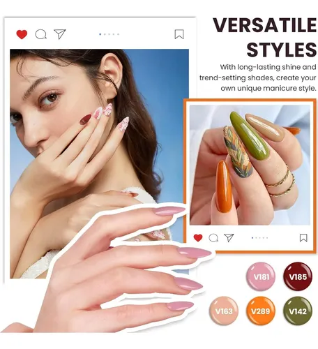 Kit Esmaltes Gel Vanreesa 74 Pzas Con Luz Uv Y Herramientas
