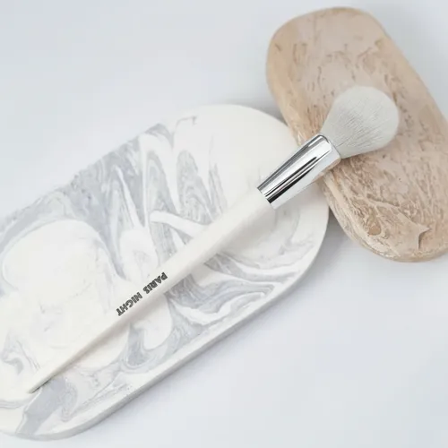 Brocha Cetro Rubor Paris Night Polvo Maquillaje Blanco