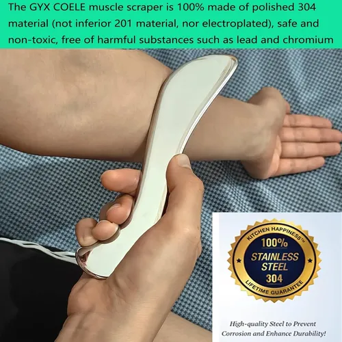 Herramienta Gua Sha Acero Inoxidable Masaje Y Terapia