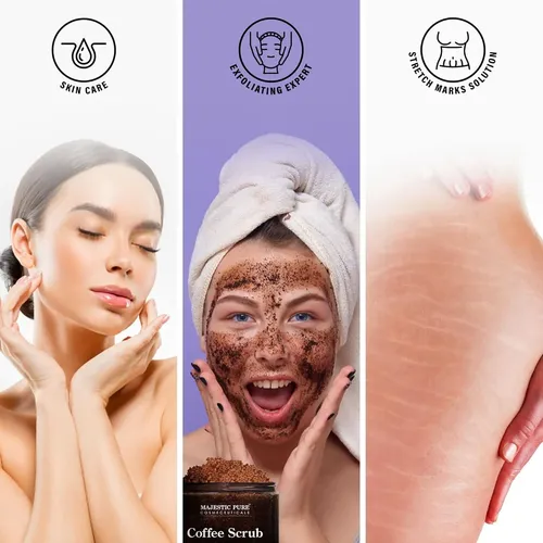 Majestic Pure Exfoliante De Café Arábica Con Sal Del Mar Mue