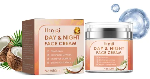 Crema Reafirmante Facial Hoygi Para Arrugas E Iluminar