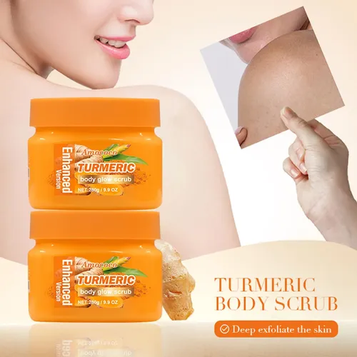 ; El Exfoliante Corporal Suave Con Cúrcuma Unifica El Tono De La