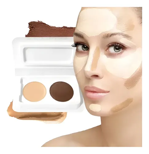 Set Contouring Creamy Duo Contorno Cremoso Claro Oscuro Mila