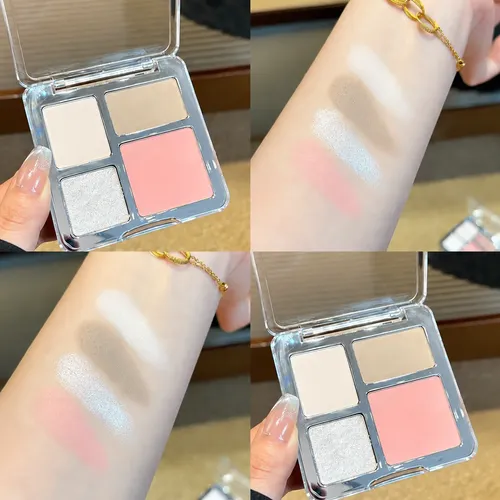 Paleta Facial Todo En Uno Zhiyouquan: Iluminador, Contorno
