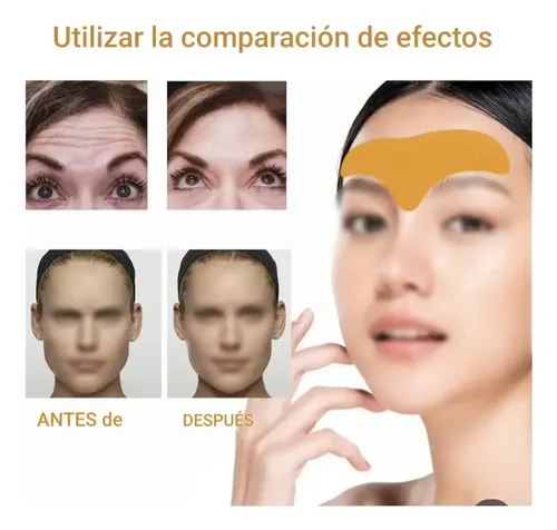Parches Antiarrugas Frente Entrecejo Tonifica Piel Firme