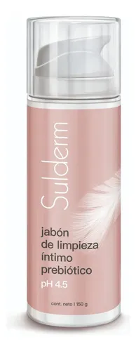 Jabón De Limpieza Intimo Prebiótico Sulderm Ph4.5