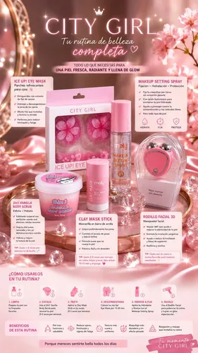 Kit Skincare Mely Antifaz Exfoliante Mascarilla Fijador