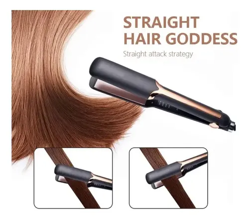 Planchita Pelo Profesional Plancha Alisador Ceramico Nv868 Color Negro