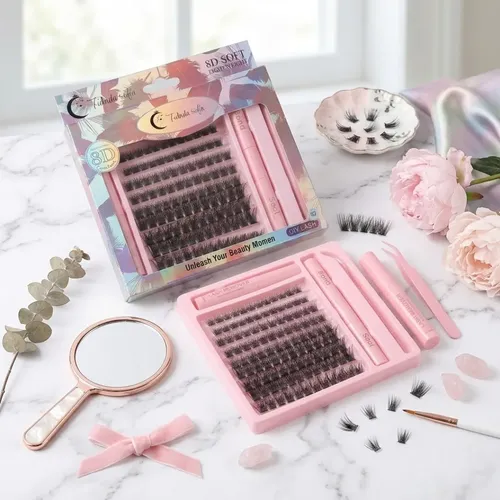 Kit De Extensiones De Pestañas Postizas Mix Diy Lash 8d