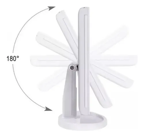 Espejo Triple Maquillaje Led Usb Con Aumentos 241344 Mlpv
