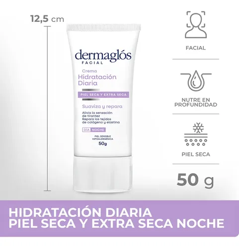 Dermaglós Crema Nutritiva De Noche Piel Seca 50gr