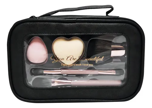 Set De Maquillaje Black X 5 Accesorios Jessamy
