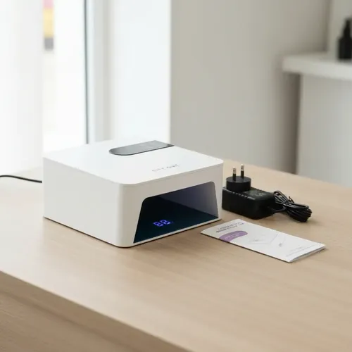 Cabina Uñas Lámpara Secado Rapido Uvled 72w City Girl Blanco