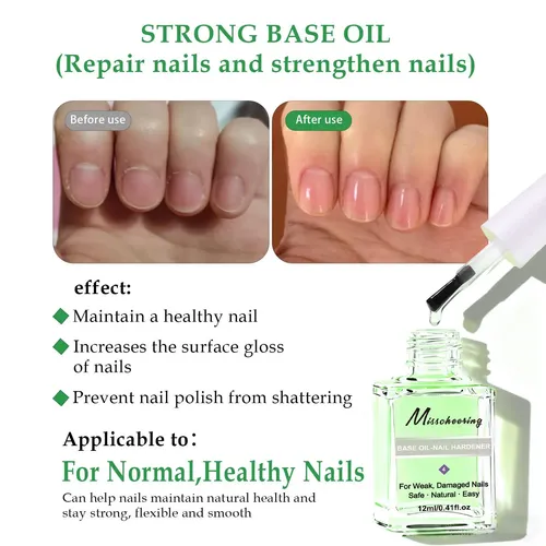 Base Fortalecedora Uñas 12ml Endurecedor Reparador Anti-rotu