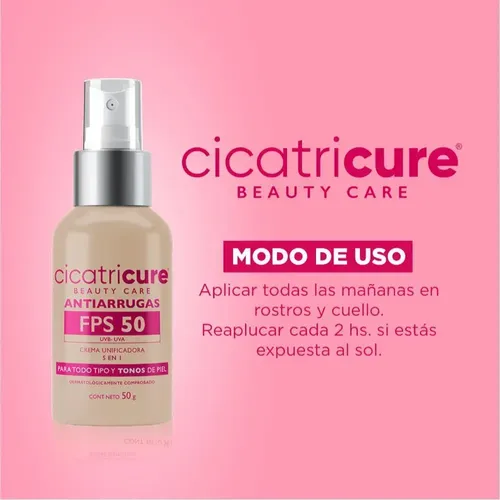 Crema Facial Cicatricure Beauty Care De Dia X50gr Todo Tipo De Piel Día