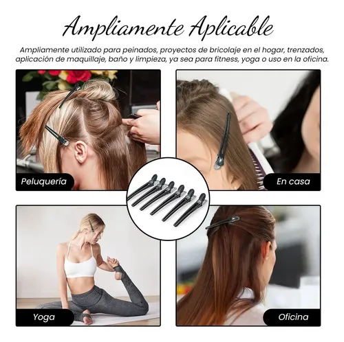 36 Pzs Pinza For Cabello Con Pico Y Garza Clips Y Cabello