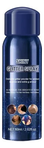 2 Maquillaje De Escenario Cabello Cuerpo Brillo Spray Brillo
