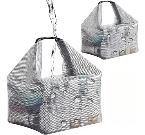 Bolsa De Maquillaje De Malla For Mujer, Impermeable, De Pvc