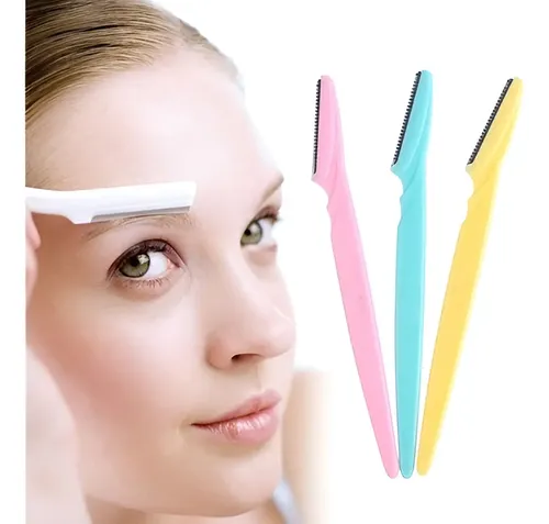 Kit X6 Perfilador Cejas X3 Navaja Quita Vello Facial