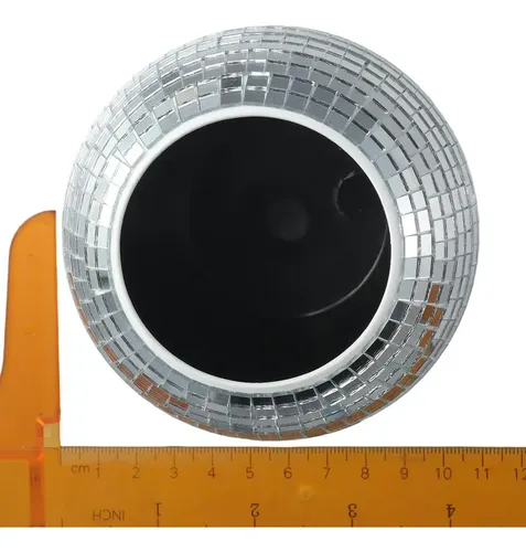 Porta Brochas Multifuncional Disco Plateado
