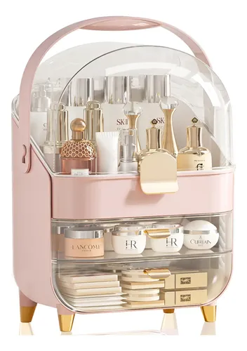 Organizador De Maquillaje Cosméticos Con Tapa Y Cajón Grande