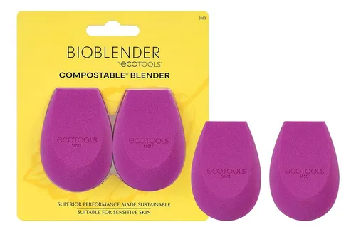 Ecotools Bioblender Makeup Sponge Duo, Compostable Makeup…