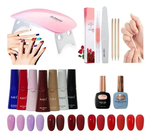 Kit Inicial X11 Cabina Led Uv 6w Gel Uñas Semipermanentes !