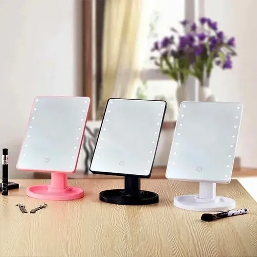 Espejo Led Luz Maquillaje Tactil Usb 360 Portable Regulable