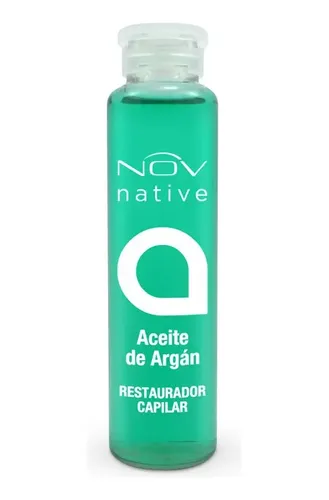 Ampollas Nov, Native 3 Cajas. Lino, Argan Y Keratina