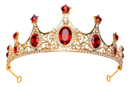 Tiara Corona Strass Accesorios P/ Eventos Novias 15 Años Eh7