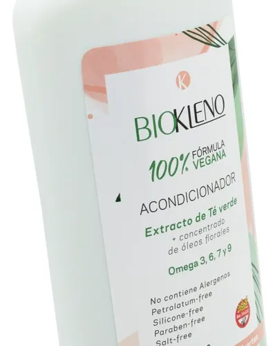Bio Kleno Acondionador Vegano Te Verde Argan Sin Tacc 420ml