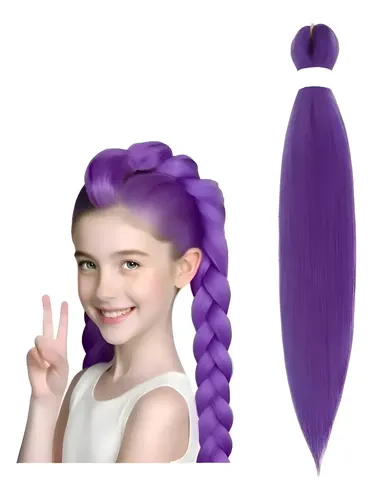 . Jf Y 1pcs Cabello De Trenzas Moradas: Cosplay De &yx20