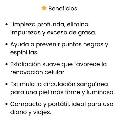 Cepillo Facial Masajeador Exfoliante Limpieza 5 En 1 A Pilas