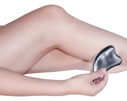 Masajeador Stickon Set De Raspadores Gua Sha De Acero Inoxid