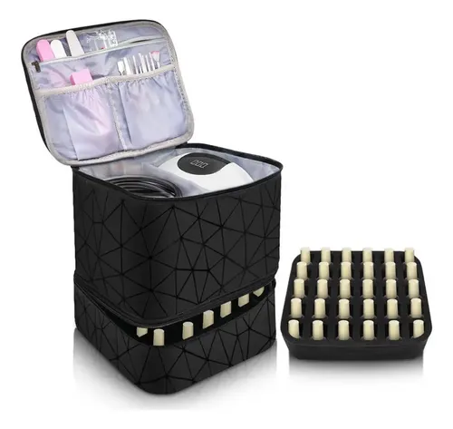 De Doble Capa, Bolsa De Transporte, Bolsa .esmalte De Uñas