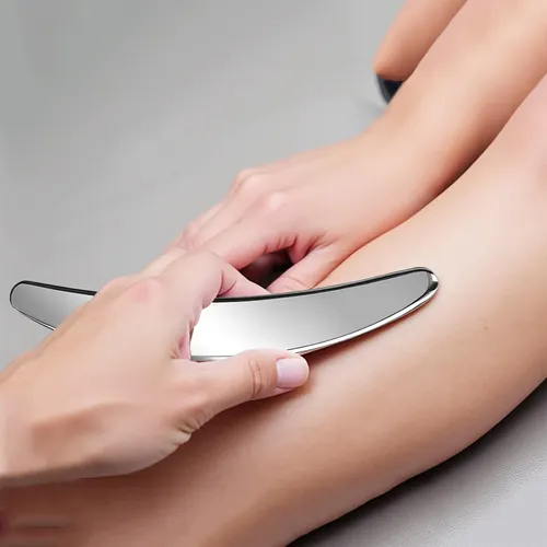 Herramienta Gua Sha Acero Inox Masaje Muscular
