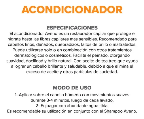 Acondicionador Aveno Capilar Protege Cuero Cabelludo 250 Ml