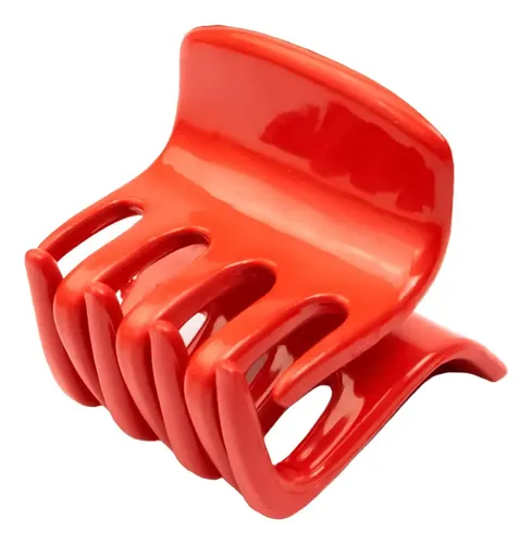 Broche De Pelo Nylon Rectangular X12u 4 Colores Color Rojo – Amarillo – Verde – Lila