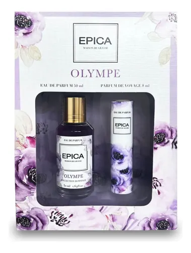 Epica Olympe Perfume EDP 50ml + Perfumero 9ml Floral Cítrico Mujer