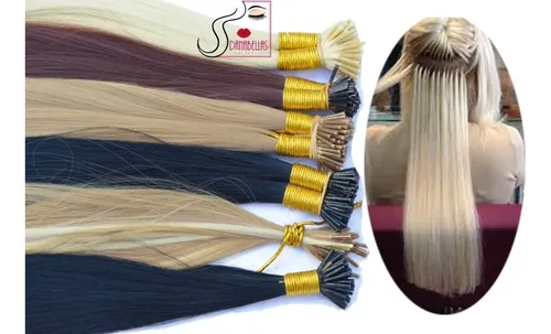 50 Extensiones 65cm Largo Pelo Cabello Kanekalon  Microring