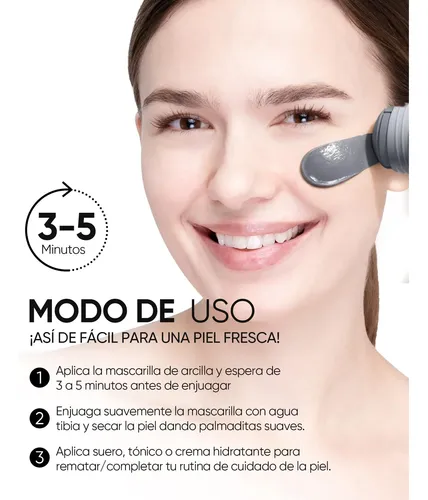 Barra Limpiadora Profunda En Barra Aamáscara Facial De Argil