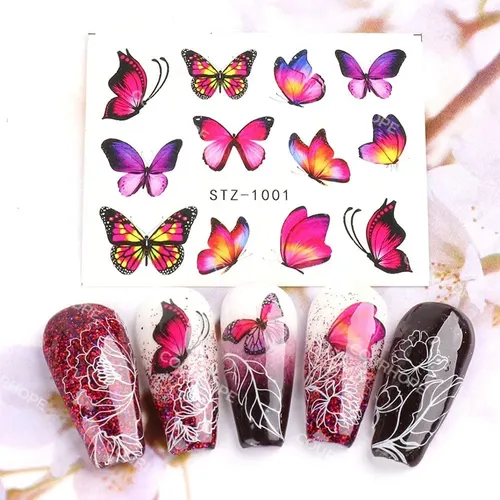 Pegatinas Para Uñas Press On Mariposa 30 Piezas