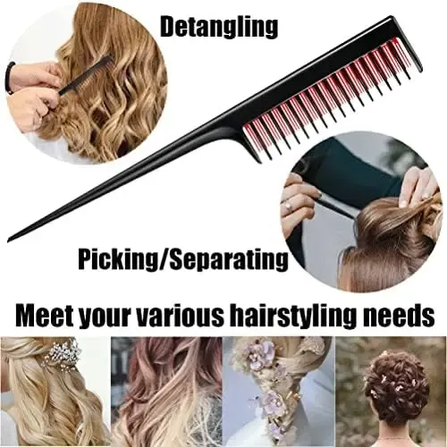 Juego De Cepillo Y Peine Para El Cabello De 3 Piezas, De