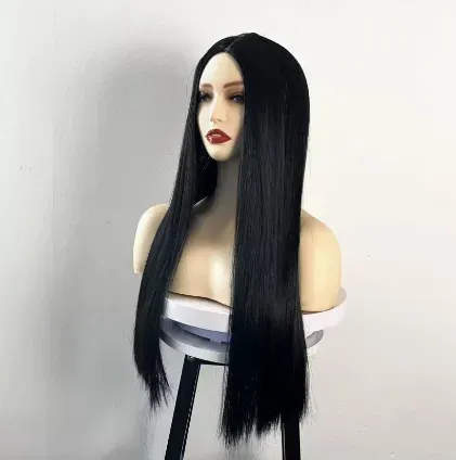 Pelucas De Pelo Largo Y Liso Para Mujer, Cobertura Natural P