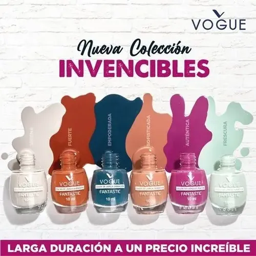Esmalte De Uñas Vogue Fantastic 6 Unid. Colores A Eleccion