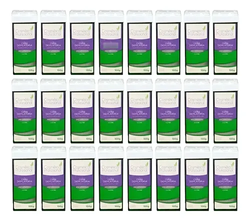 48 Unid Cera Roll On X100g Cosmetica Profesiona Depimiel Veg