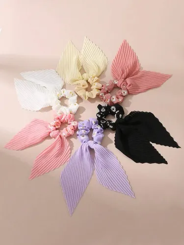Set De 6 Coleteros Daisy For Niñas, Uso Diario Y Decoración