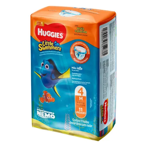 Pañal de Agua Huggies Little Swimmers M x 11u