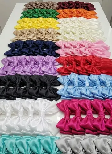 Moños Escolares -pack Por 36 Surtidos