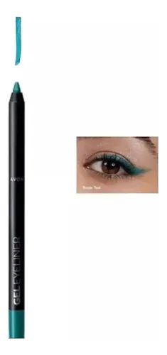 Lapiz Delineador En Gel Power Stay Ojos Avon 24hs Color Tropical Teal